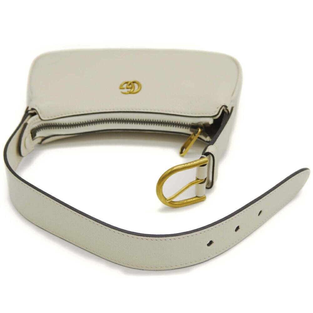 GUCCI Cream Leather GG Marmont Bag - Picture 6 of 9